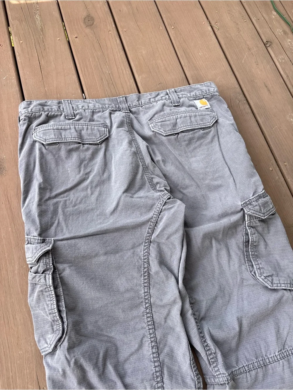 Carhartt Force Mens 40x32 Grey Relaxed Fit Cargo Pants